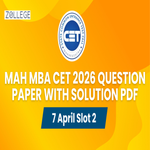 MAH MBA CET 2026 April 7 Slot 2 Question Paper With Solutions
